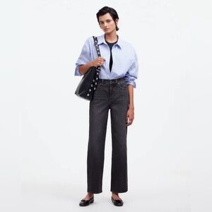 Madewell Jeans The Perfect Vintage Wide-Leg Crop Jean